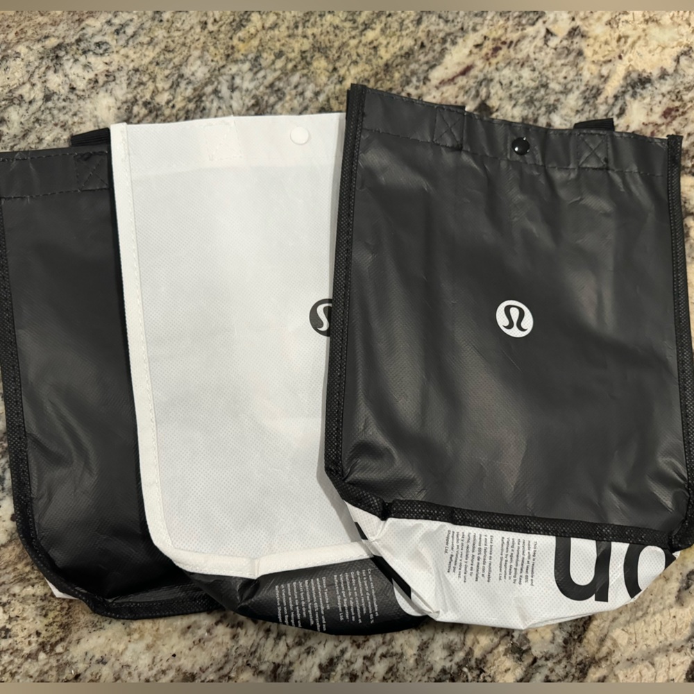 Lululemon 3 Small Reusable Bags